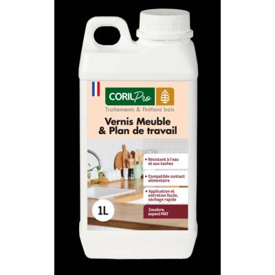 Vernis meuble CORIL mat 1 litre - Gedimat