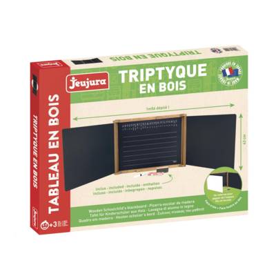 Tableau Mural Triptyque en Bois Ouvert 156x43 cm - Teinté Chene