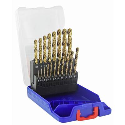 Foret HSS taille meule cylindrique court TIVOLY - Coffret de 19 pièces - 11451970015 - Maxoutil