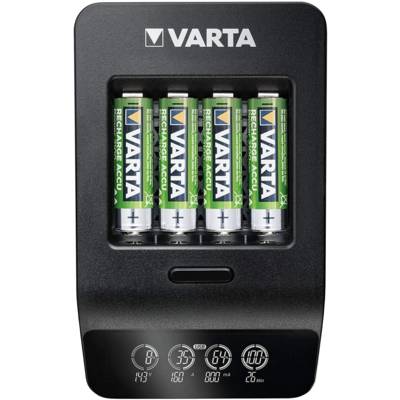 Chargeur LCD Smart Charger+ avec 4 Accus 2100 mAh AA