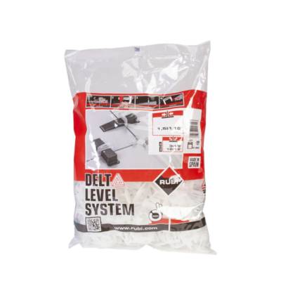 Brides 1.5 mm DELTA LEVEL SYSTEM - sachet de 400 pièces - Gedimat - RUBI