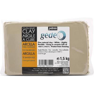 Gédéo Argile à Cuire Blanche, Pain 1.5 KG