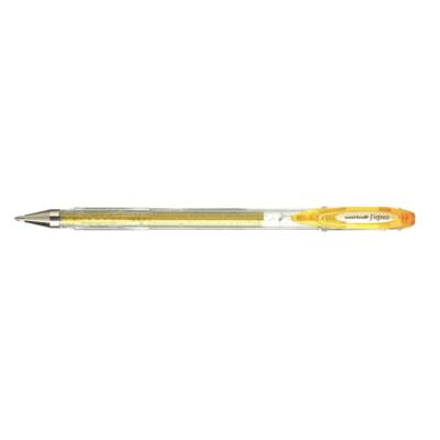 Roller encre gel Signo UM120SP Pointe Large 1mm Or Pailleté - Uni-Ball