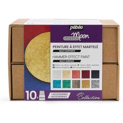 Coffret Collection Fantasy Moon - Peinture Effet martelé, 10x45mL - PÉBÉO
