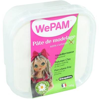 Pâte de modelage 145 ml en Pot Hermétique BLANC