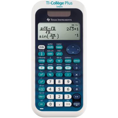 Calculatrice TI-Collège Plus Solar