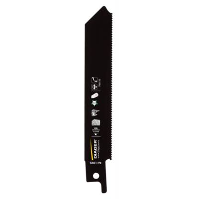 Lame de scie sabre barrette dents carbure, inox, composites, plexiglas - 115mm - pack de 2 pièces - Gedimat - DIAGER
