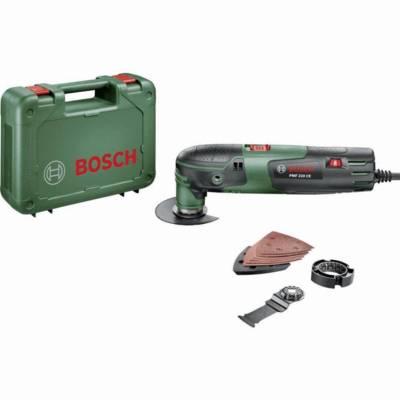 Outil multifonction BOSCH PMF 220 CE - 220W - Avec coffret d'accessoires - 0603102000 - BOSCH Vert