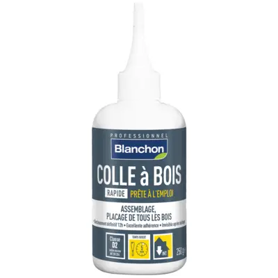 Colle à bois rapide - d2 250g - BLANCHON - 01280004 - Maxoutil