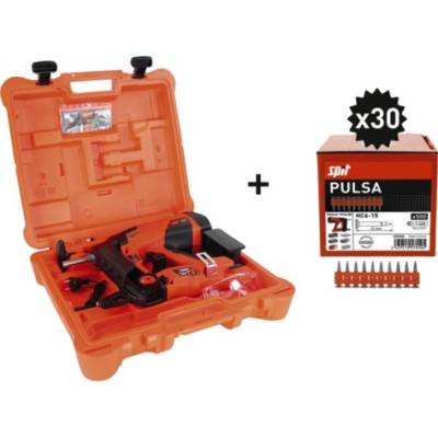 1 cloueur PULSA 40P+ et 1 pack de 500 clous C6-20 - Gedimat - SPIT
