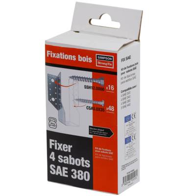 Kit de fixations pour sabots SAE - Gedimat - SIMPSON