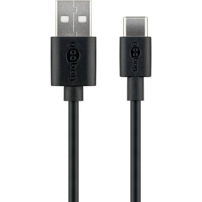 Câble de Chargement et de Synchronisation USB-A > USB-C 10 cm Noir