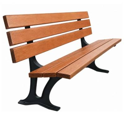 Banc fonte et bois exotique 6 lames - JAD Groupe