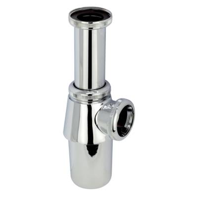 Siphon lavabo en laiton chromé - sortie Ø32 mm - Gedimat - WIRQUIN