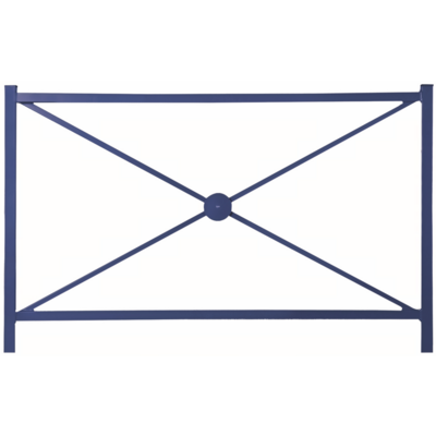 Barrière Chatelet 150 cm - Barrière de ville - Croix Saint-André - Coloris variable