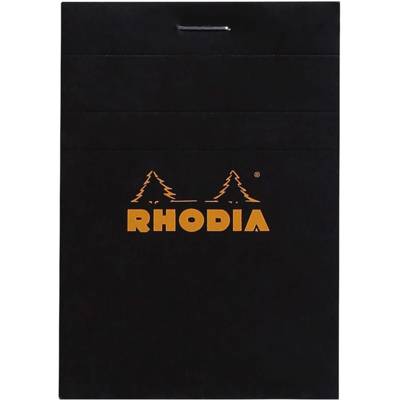 Bloc noir n°11 7,4x10,5cm 80 feuilles agrafées 80g Q.5x5