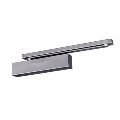 Ferme-porte GR500 GROOM - Force 3 à 5 - bras anti-vandalisme - argent - GR50011 - GROOM FERMETURES SA