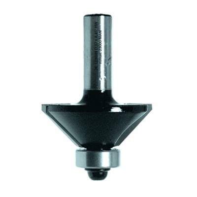 Mèche affleureuse à chanfreiner 45° HM - Diam 45 mm - L.U. 20 mm - Q. 8 mm - LEMAN - 4688.745.00 - LEMAN S.A