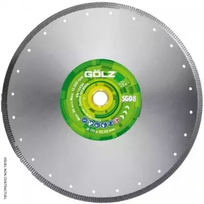 Disque diamant SG08 125MM - GOLZ - SG08125 - GÖLZ