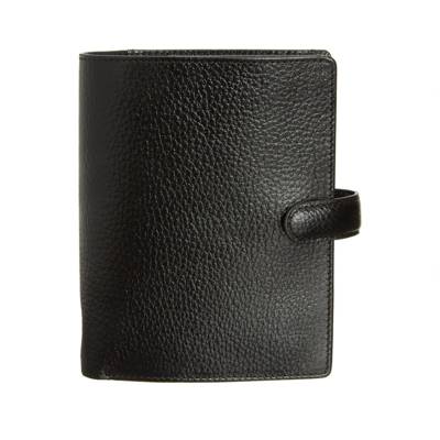 Agenda organiseur "Finsbury" format Pocket semaine sur 2 pages Noir - FILOFAX