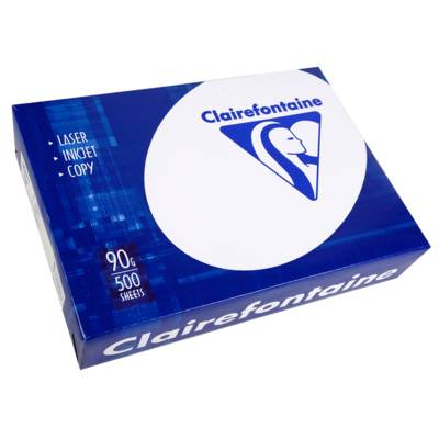 Ramette 500 Feuilles Papier 90g A4 210x297 mm Certifié FSC Blanc - CLAIREFONTAINE