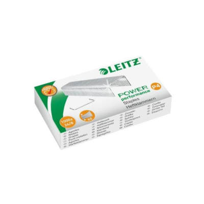 Boite de 1000 agrafes Power No 24/8 zinguées - LEITZ