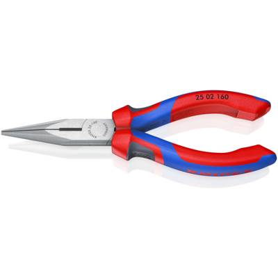 Pince demi-ronde avec tranchant - KNIPEX - 160 mm avec tranchant - 25 02 160