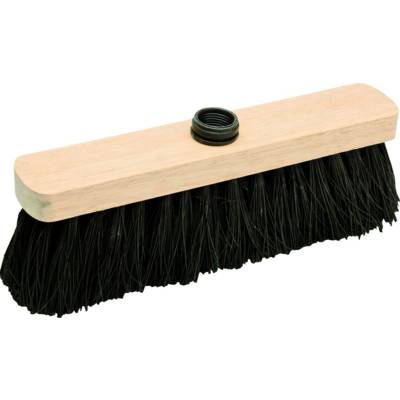 Balai droit fibres naturelles Piassava semelle bois larg.29cm - Gedimat - NESPOLI