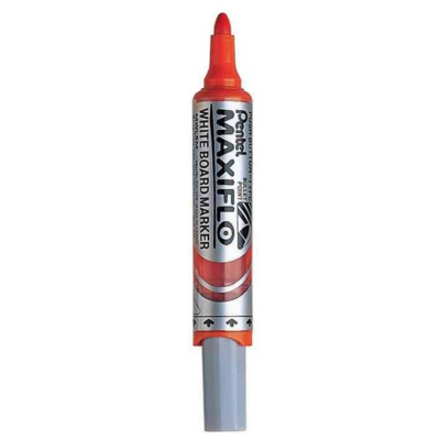 Marqueur pour tableau blanc avec pompe, orange, tracé 2,5 mm - Pentel