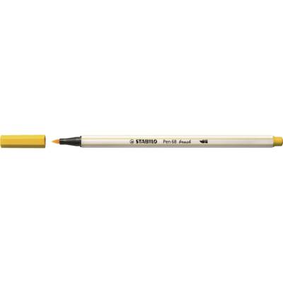 Feutre pointe pinceau Pen 68 brush jaune - STABILO