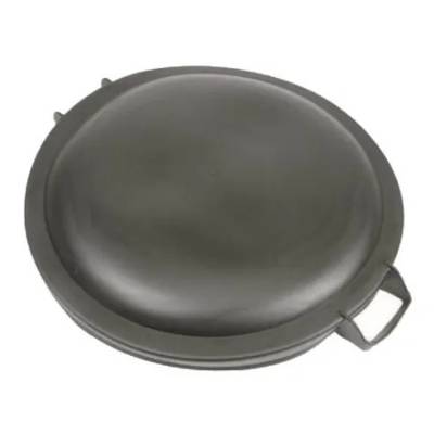 Couvercle PE Noir VINMER pour poubelle 75 L - CV75 - Maxoutil