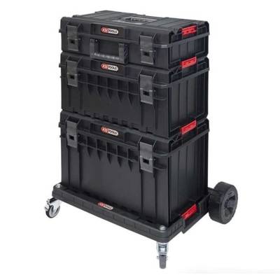 Ensemble de caisses SCM avec chariot de transport - 4 pièces - 850.0377 - Maxoutil