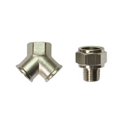 Raccord en Y avec sorties 1/4F-3/8F+2*1/4F - Gedimat - STANLEY