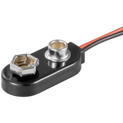 1x 9 V Block Clip de Batterie extrémités de câbles desserrées, étanche