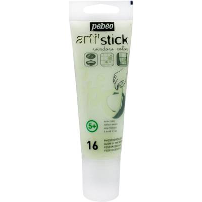 Tube 75ml Arti'Stick Peinture fenêtre repositionnable Phosphorescent - PÉBÉO
