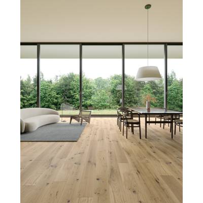 Parquet massif chêne NATURA ETERNAL - 250-1200 x 90 x 14 mm - chêne naturel - Gedimat