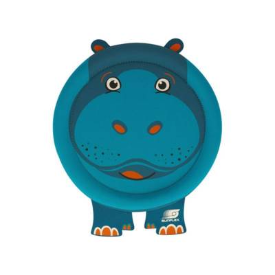 Flying Hippo Disque de Lancer Freesbee Bleu 22 cm