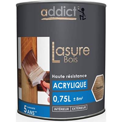 Lasure bois acrylique ADDICT chêne - Gedimat - RECA