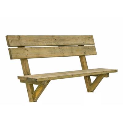 Banc en bois extérieur - JAD Groupe