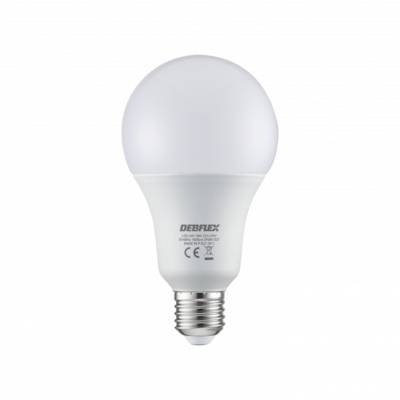 Ampoule led A80 standard dépoli E27 18W 2700K 1620LM - Gedimat - DEBFLEX