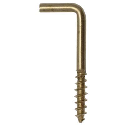 Gond à vis acier laitonné filet bois diam.2,5mm long.25mm 10 pièces - Gedimat