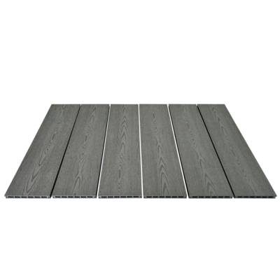 Lame de terrasse SWING bois composite - 21 x 200 mm L.3,90 m - Gedimat - EXTRUBOIS
