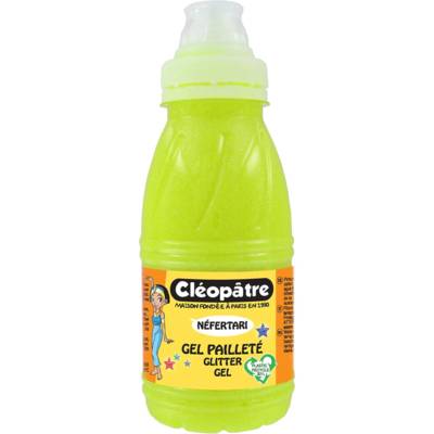 Gel Pailleté Néon Jaune 250 ml