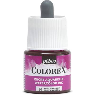 Flacon 45ml Encre Colorex Aquarelle Bougainville