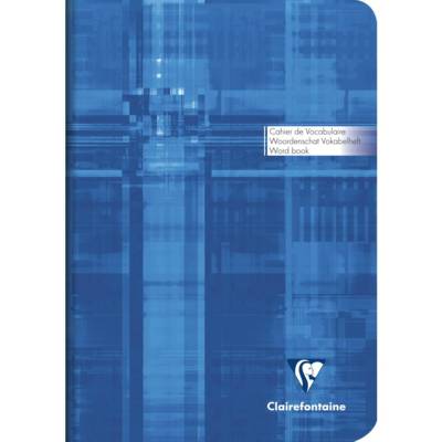 Carnet vocabulaire 14,8x21 64p ligné + marge centrale Coloris Aléatoire