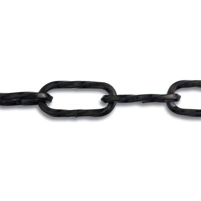 Chaîne lustrerie déco fil acier torsadé noir D2.2mm charge de travail 10kg - Gedimat - CHAPUIS