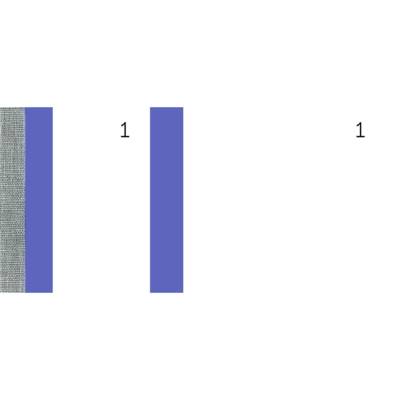 Lot de 10 Bloc vendeur 100 feuillets 60 x 135 mm Bleu