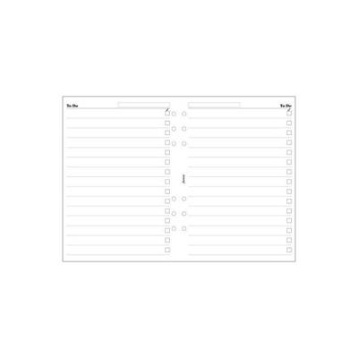 Recharge "To Do" format A5 Blanc