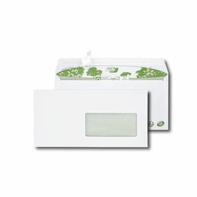 Paquet de 40 enveloppes extra blanches 100% recyclées DL 110x220 - GPV