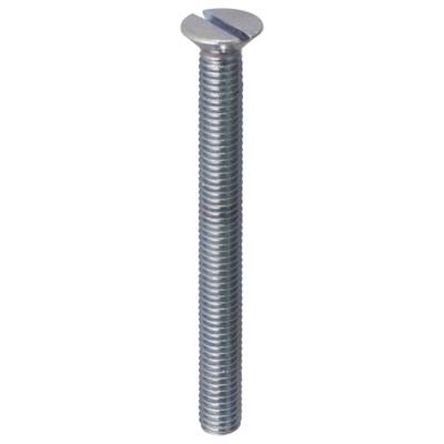Boulon vis métaux tête fraisée fendue acier zingué - Gedimat - NORAIL